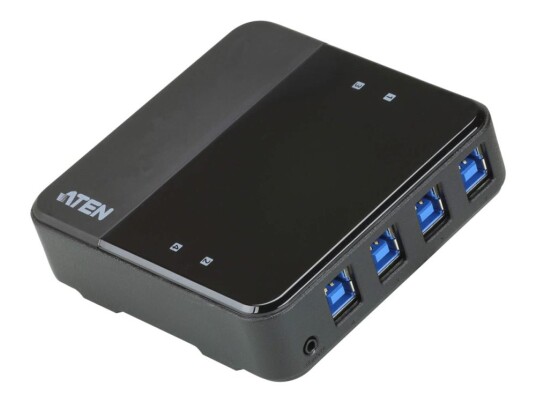 Aten Us3344 - Usb-Periferdelesvitsj - 4 X Usb 3.1 - Stasjonær