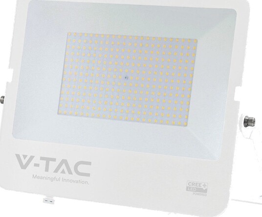 V Tac V Tac 200W LED lyskaster 135lm/W IP65 hvitt hus Cree LED 6 års garanti Kulør : Kald