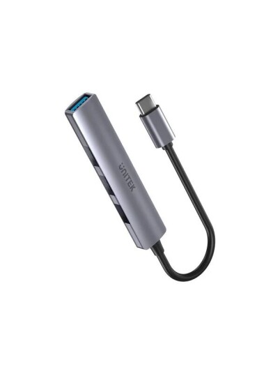Unitek hub 4 in 1 USB C 4 ports USB hub 4 porter Gr 
