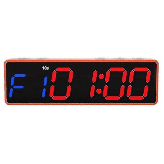 Gym Timer Treningsintervall Treningsklokke Nedtelling Opp Stoppeklokke hhny
