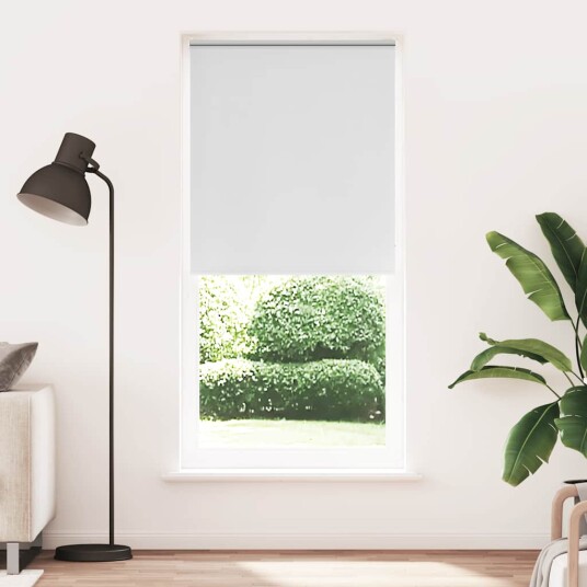 vidaXL Mørkeleggingsrullegardin 80 x 230 cm Hvit