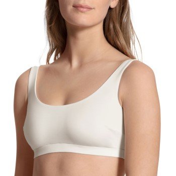 Calida BH Natural Skin Soft Bra Hvit Large Dame Calida BH Natural Skin Soft Bra Hvit Large Dame