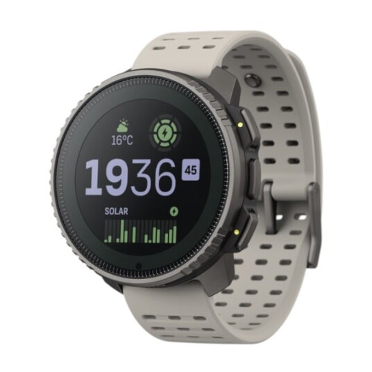 Suunto Vertical - glass fibre reinforced polyamide - sport watch with strap - titanium solar sand
