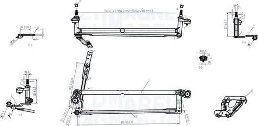 Vidusvisker mekanisme MAGNETI MARELLI 085570177010
