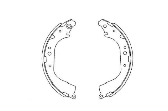 Bremsesko sett KAVO PARTS KBS 9901 Bremsesko sett KAVO PARTS KBS 9901