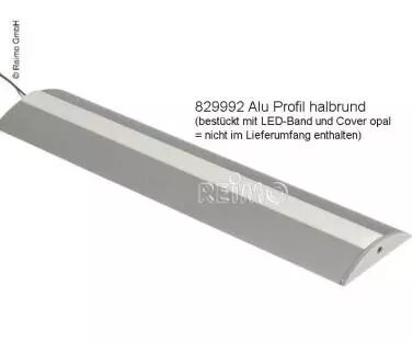 Carbest Aluminiumprofil For Led-list + 2 Endestykker 1,5 M