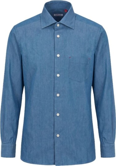 Kiton Herre Skjorter Blå XL, Kiton Herre Skjorter Blå XL,