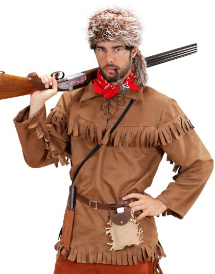 Widmann Davy Crockett Kostyme til Mann Strl XL