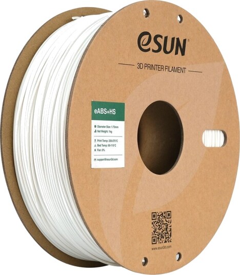 Eabs 1.75 Mm Hvit 1 Kg Esun 3D-Filament (Eabsp175w1)