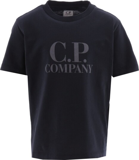 C.P. Company T skjorte Total Eclipse Blue m. Trykk C.P. Company 10 år 140 T skjorte Blå