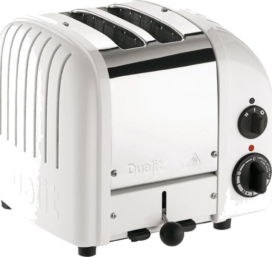 Dualit Classic 2-skiver Brødrister Hvit i Rustfritt Stål Dualit Classic 2-skiver Brødrister Hvit i Rustfritt Stål