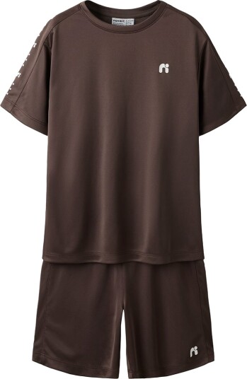 Name It Nkndemu Ss Nreg Shorts Set Brown 104 Name It Nkndemu Ss Nreg Shorts Set Brown 104