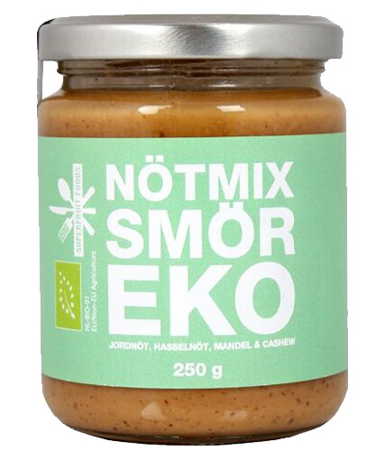 Nøtteblanding ØKO Smør, 250 g Nøtteblanding ØKO Smør, 250 g
