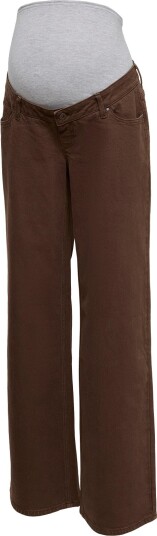 Mamalicious Mlmalaga Wideleg Brown  Jeans   Brown   27 x 34