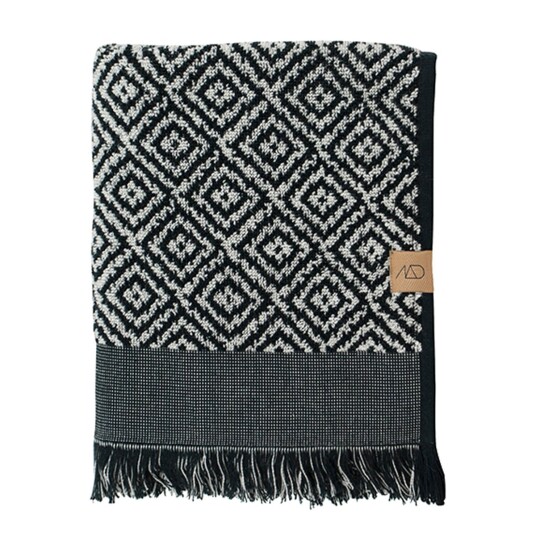 Mette Ditmer Morocco håndkle 70 x 140 cm Black-white Mette Ditmer Morocco håndkle 70 x 140 cm Black-white