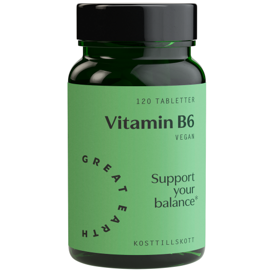 Great Earth Vitamin B6 120 stk Great Earth Vitamin B6 120 stk