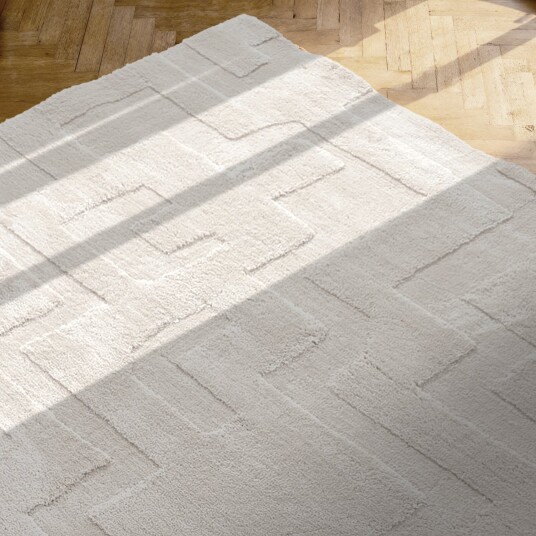 Ryetepper Tripoli krem Størrelse: 160 x 230 cm