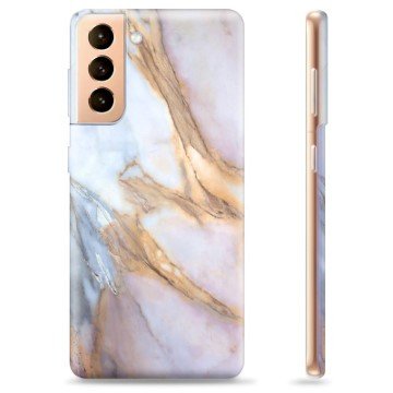 Samsung Galaxy S21+ 5G TPU-deksel Elegant Marmor
