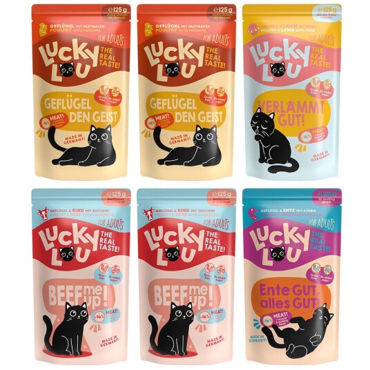 Lucky Lou Smaksblanding for voksne 6 x 125 g - Velsmakende blanding Lucky Lou Smaksblanding for voksne 6 x 125 g - Velsmakende blanding