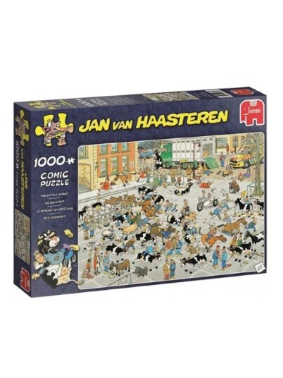 Jumbo Puzzle Jan van Haasteren - Cattlemarket (1000 piec