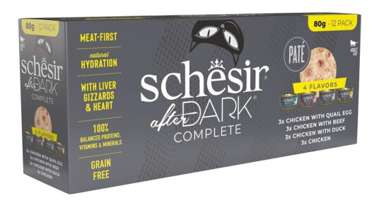 Schesir After Dark Pate Multipack 12 X 80G
