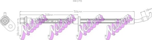 KAWE H4370 Bremseslange