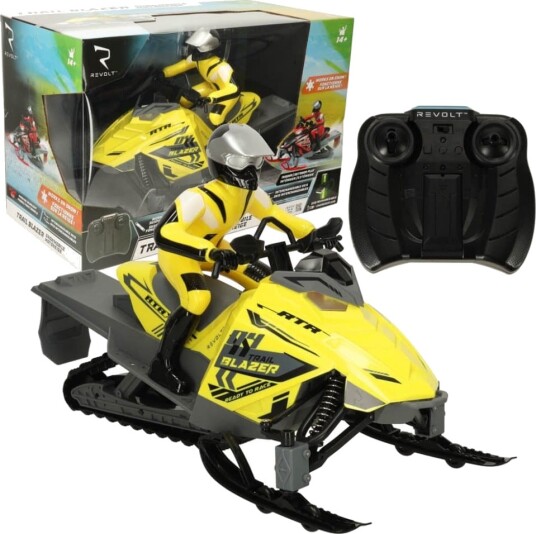 RC fjernstyrt snøscooter Revolt TRAIL BLAZER rød