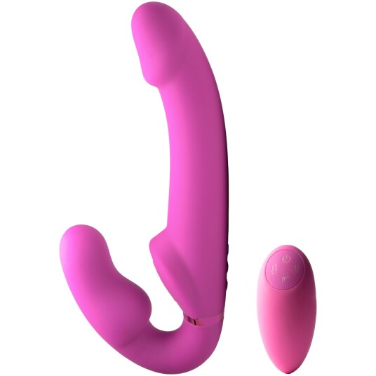 Strap U Evoke Ergo-Fit Fjernbetjent Strap-on - Rosa Strap U Evoke Ergo-Fit Fjernbetjent Strap-on - Rosa