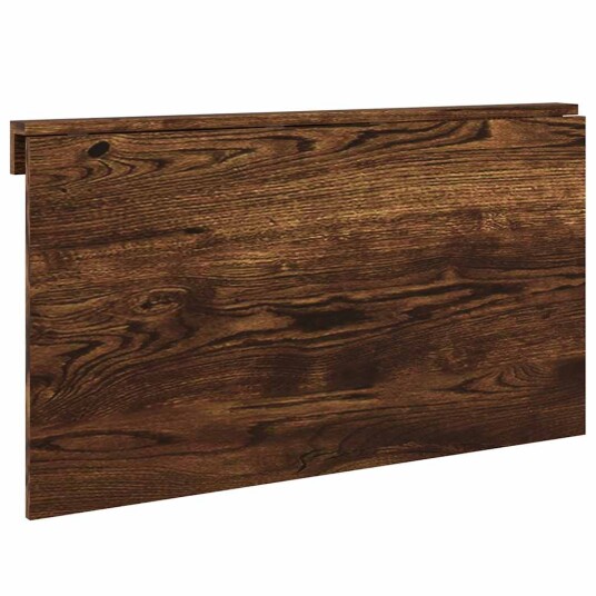  Sammenleggbart veggbord røkt eik 100x60x56 cm konstruert tre 342650