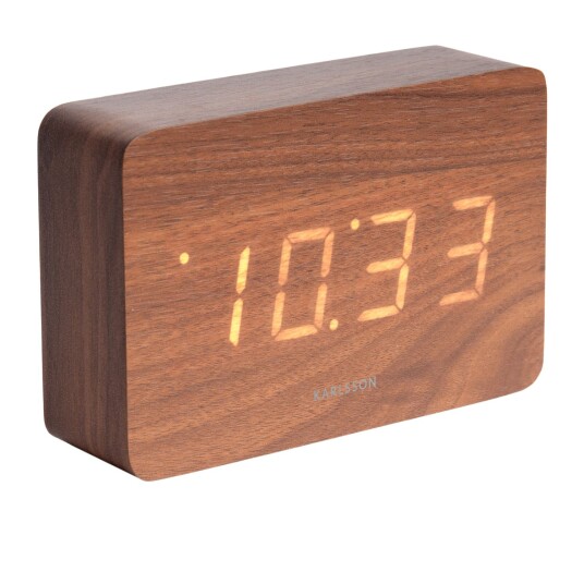 Karlsson Alarm Clock Square Vekkeklokke KA5653DW   Unisex 15 cm Kvarts urverk
