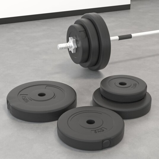 vidaXL Vektskiver 6 stk 30 kg sement vidaXL Vektskiver 6 stk 30 kg sement