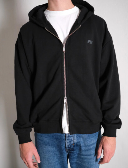 NEUW Neuw Wordmark Hoodie Peyote - Black - L