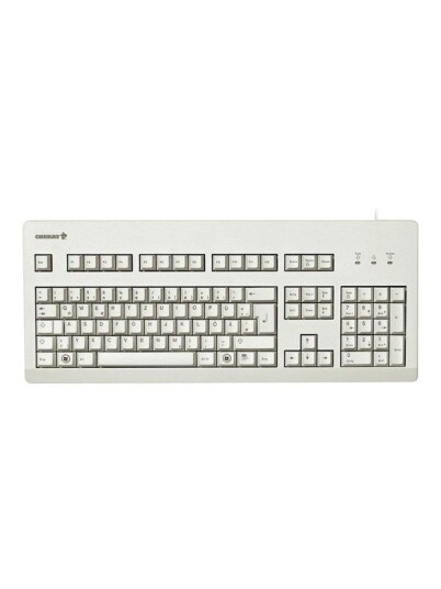 Cherry G80-3000 - keyboard - US - light grey - Tastatur - Amerikansk Engelsk - Grå