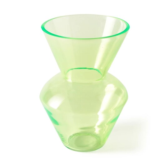 POLSPOTTEN Fat neck vase S 35 cm Grønn
