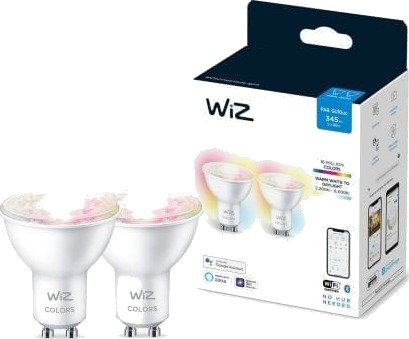 Wiz Spot 50 W Par16 Gu10 X2 Smart Glödlampa Wi-Fi/Bluetooth Vit Wiz Spot 50 W Par16 Gu10 X2 Smart Glödlampa Wi-Fi/Bluetooth Vit