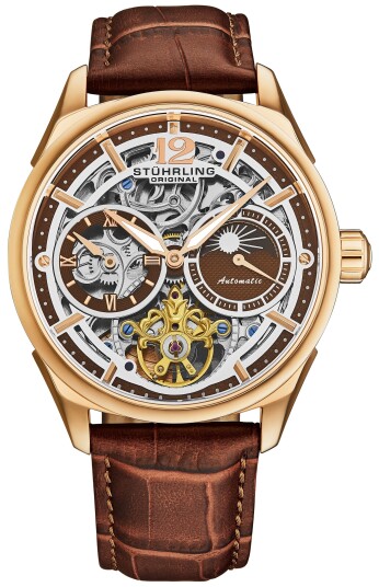 Stührling Original Herreklokke 1019.03 Legacy Vanguard Lær Ø42 mm