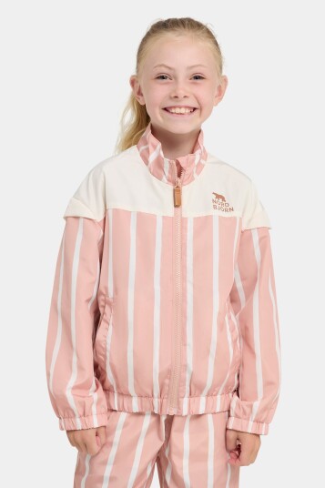 Nordbjörn Svansjö Skalljakke Pink stripe 110-116 Nordbjörn Svansjö Skalljakke Pink stripe 110-116