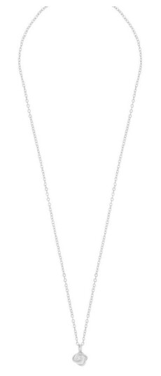 Snö Of Sweden Sevilla Pendant Necklace Silver/Clear 42cm Snö Of Sweden Sevilla Pendant Necklace Silver/Clear 42cm