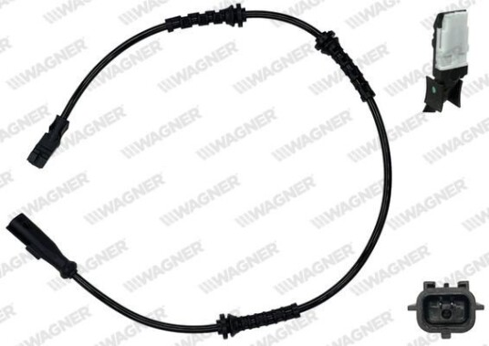 Sensor, ABS WAGNER ABS00043 Sensor, ABS WAGNER ABS00043