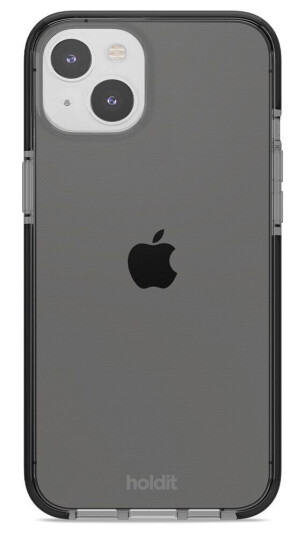 Holdit iPhone 14 Plus Seethru Deksel - Black