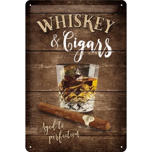 Barskilt Whiskey & Cigars 20x30 cm Barskilt Whiskey & Cigars 20x30 cm