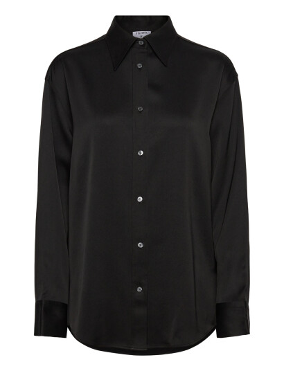 Filippa K Satin Shirt - Black - 36