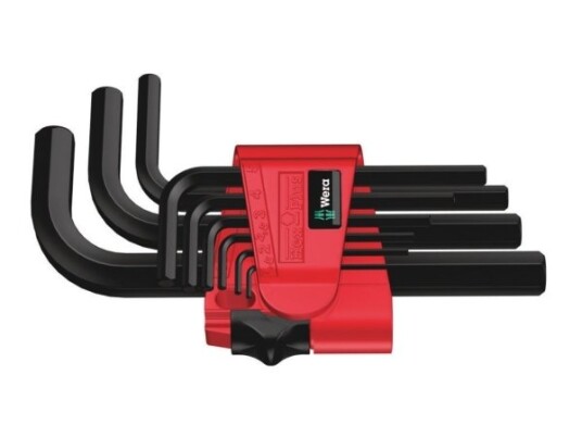 Wera 05021737001, L-Formet Hex-Nøkkelsett, Metrisk, 7 Stykker, 1.5,2,2.5,3,4,5,6,8,10 Mm, 25 Mm, 83 Mm