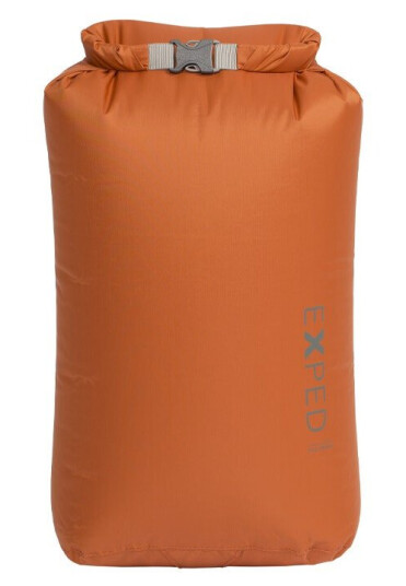 Exped Fold Drybag M 8 liter, terracotta - vanntett pakksekk