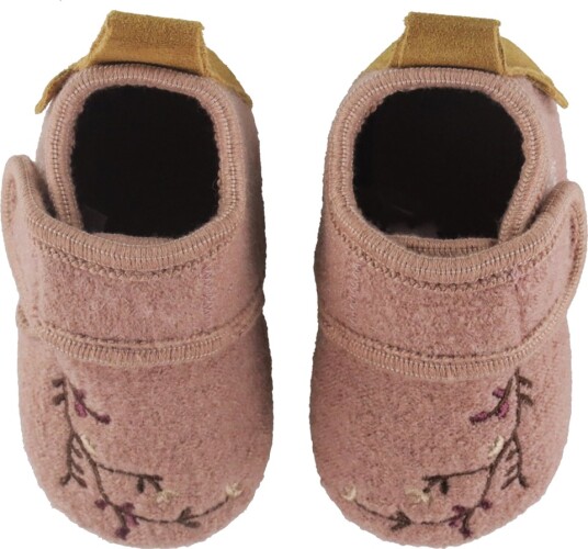 Mikk line Tøfler Prewalker Ull Flower Mikk line 25/26 Tøfler Brun Rosa 25 26