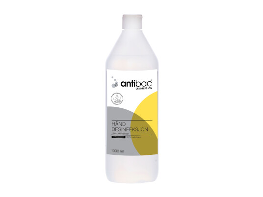 Antibac 85 % Hånddesinfeksjon m/Fliptop 1000 ml Antibac 85 % Hånddesinfeksjon m/Fliptop 1000 ml
