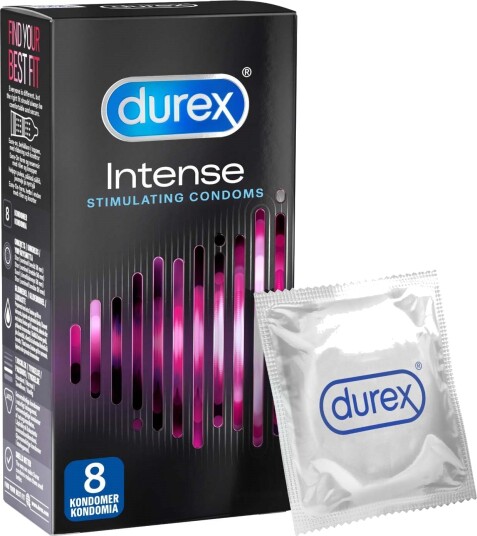 Durex Intense Kondomer 8 stk      - Klar