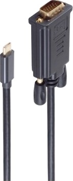Shiverpeaks Bs10-59025, 1 M, Usb Type-C, Vga (D-Sub), Hankjønn, Hankjønn, Rett