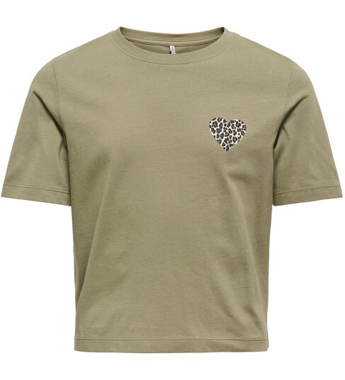 Kids Only Kogrex Leo Heart S/S Top Jrs Noos Green 134 140 Kids Only Kogrex Leo Heart S/S Top Jrs Noos Green 134 140