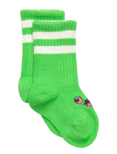 Mini Rodini Alien 1 Pack Baby Socks   Green   13/15